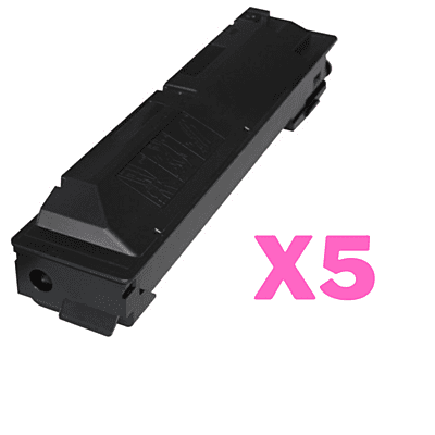5 x Non-Genuine TK-5199K Black Toner Cartridge for Kyocera TASKAlfa-306ci