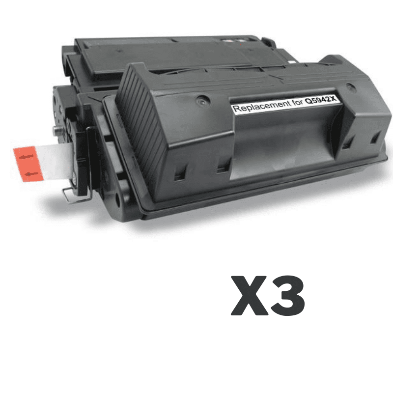 2 x Compatible HP Q5942X Toner Cartridge 42X