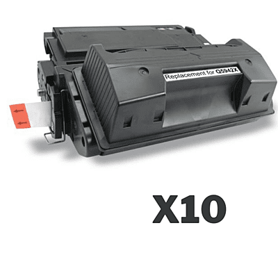 10 x Compatible HP Q5942X Toner Cartridge 42X