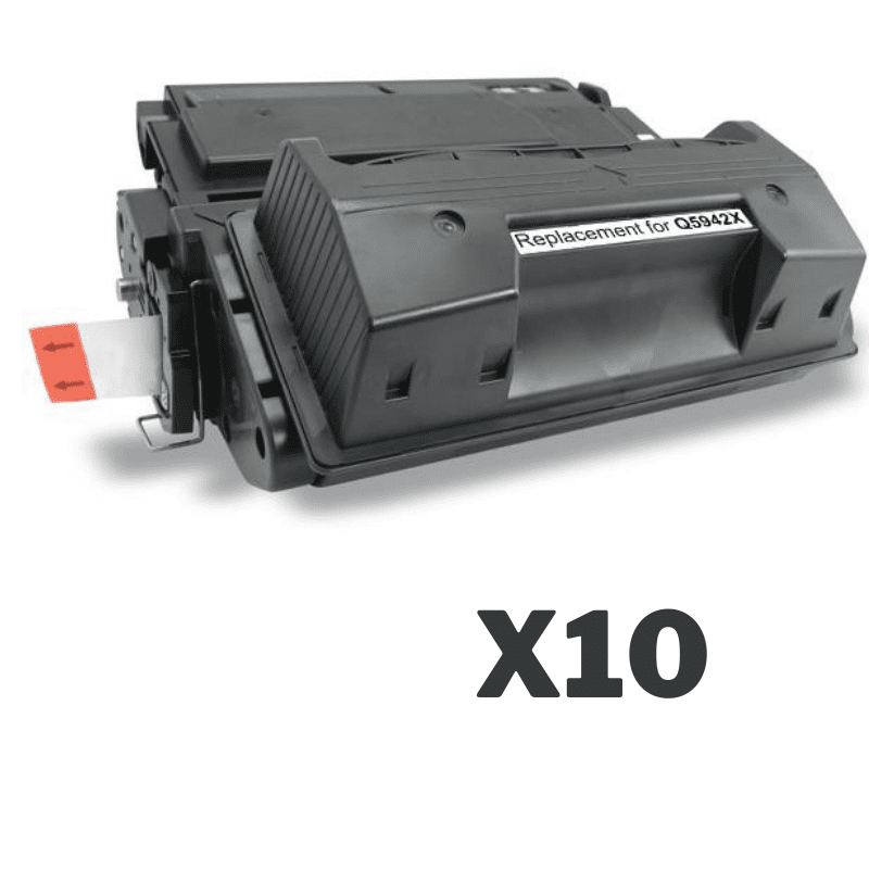 10 x Compatible HP Q5942X Toner Cartridge 42X