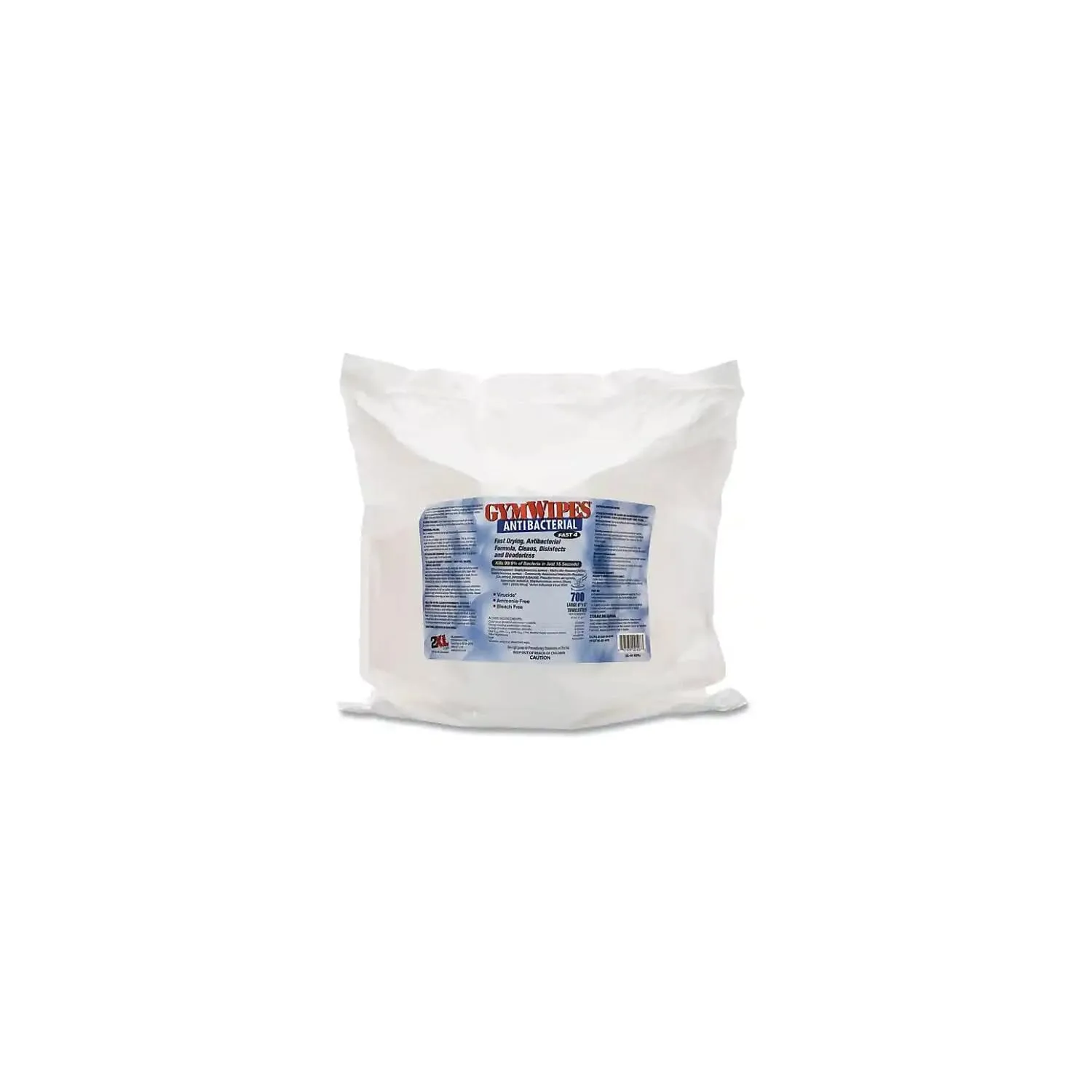 2XL GymWipes Disinfecting Pre-Moistened Wipes
