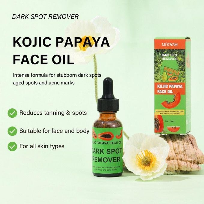 KOJIC PAPAYA OIL SPOT REMOVER FOR STUBBORN DARK SPOT & KNUCKLES - 30ML