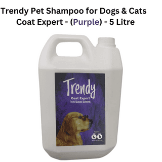 Trendy Pet Shampoo Coat Expert - (Purple) - 5 Litre Trendy Pet Shampoo Coat Expert - (Purple) - 5 Litre