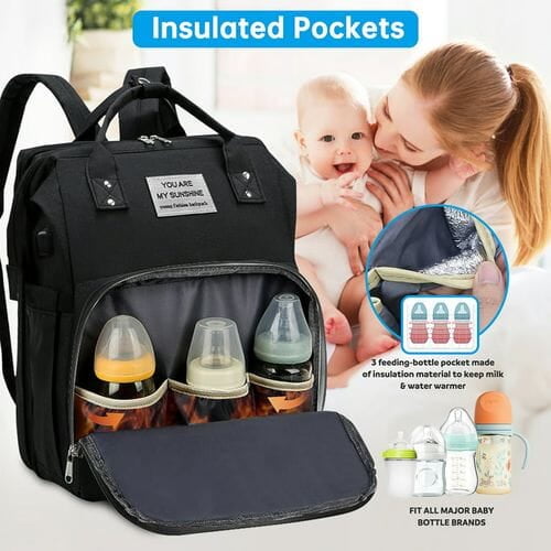 Waterproof Multipurpose Foldable Baby Bed And Diaper Bag