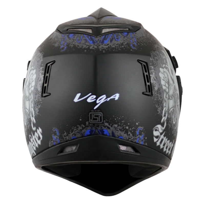VEGA OFFROAD D/V GANGSTER DULL BLACK M.BLUE (M)