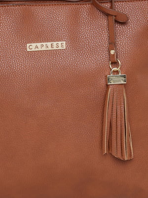 Brown Solid Shoulder Bag