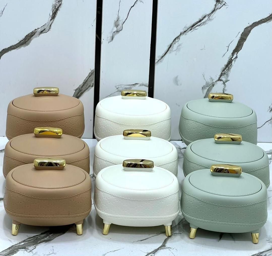 3 PIECES LUXURY FOOD WARMER SET