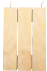 Three‑panel wooden photo display for modern home décor