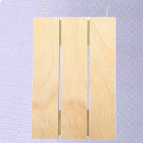 Display Photo 3 Panel Wooden