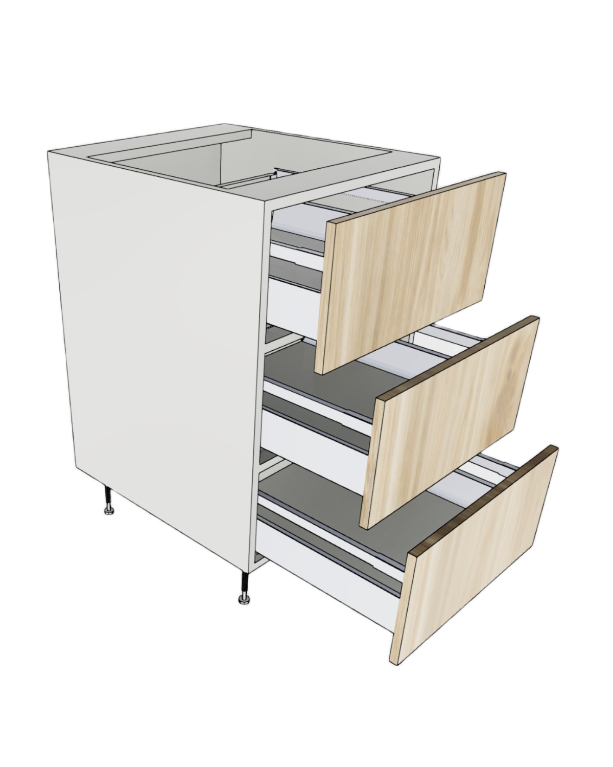 BASE CABINET 3 DRAWER