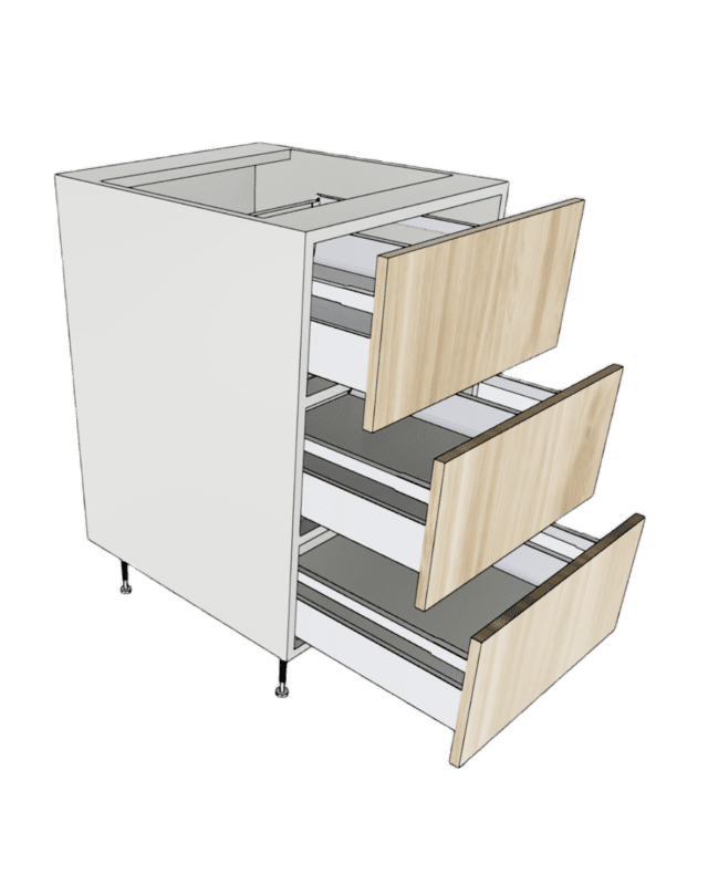BASE CABINET 3 DRAWER CUSTOM