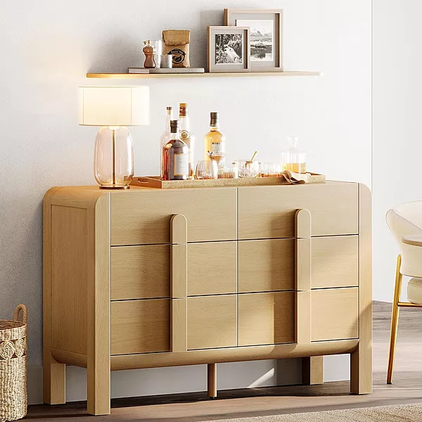 Modern Frence 6 drawer Dresser