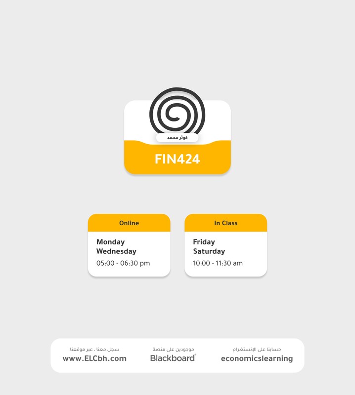 FIN424 - Online - Final