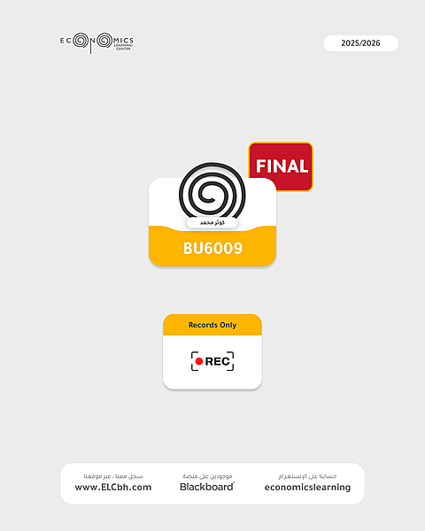 BU6009 - Introduction To Finance - Online - Final