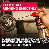 3-IN-ONE Garage Door Lubricant with SMART STRAW SPRAYS 2 WAYS, 11 OZ 1-Pack