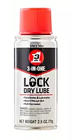 3-IN-ONE Lock Dry Lube, 2.5 OZ