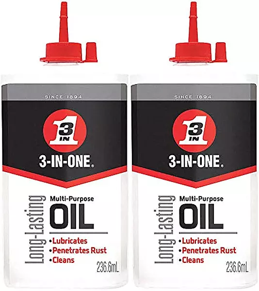 3-IN-ONE 10038 Multi-Purpose Oil 8 oz (Pack of 2)
