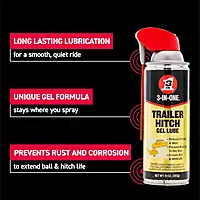 3-IN-ONE Trailer Hitch Gel Lube 3-In-One 120107 Trailer Hitch Gel Lube