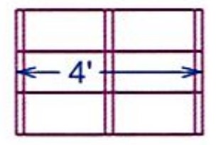 3 Step Stair Metal structure 4ft wide Kit (Fortress Evolution) 3 Step Stair Metal structure 4ft wide Kit (Fortress Evolution)