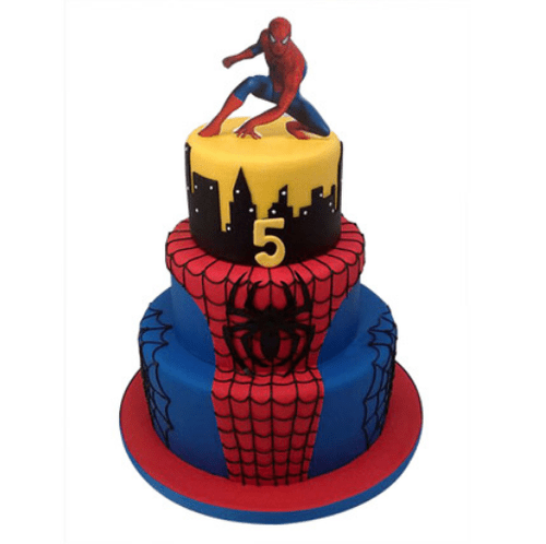3 Layer Spiderman Cake 3 Layer Spiderman Cake