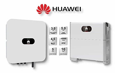3.0 kW HUAWEI Fusion Solar Combo, c/w 5.0 kWh Floor Standing Lithium Battery