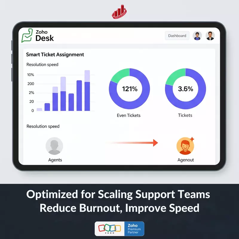 Zoho Desk: Smart Ticket Assignment Rules