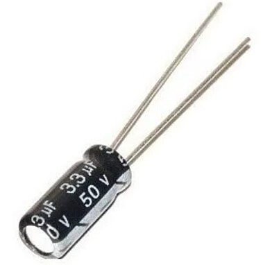 3.3uf/50v ELECTROLYTIC CAPACITOR