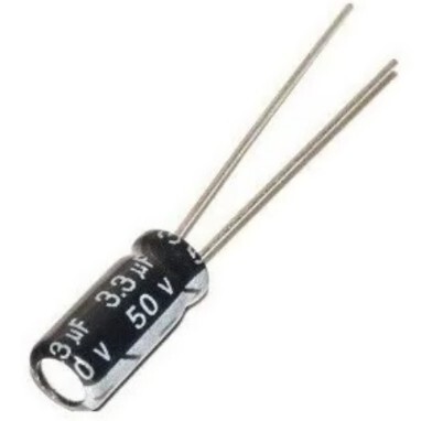 3.3uf/50v ELECTROLYTIC CAPACITOR