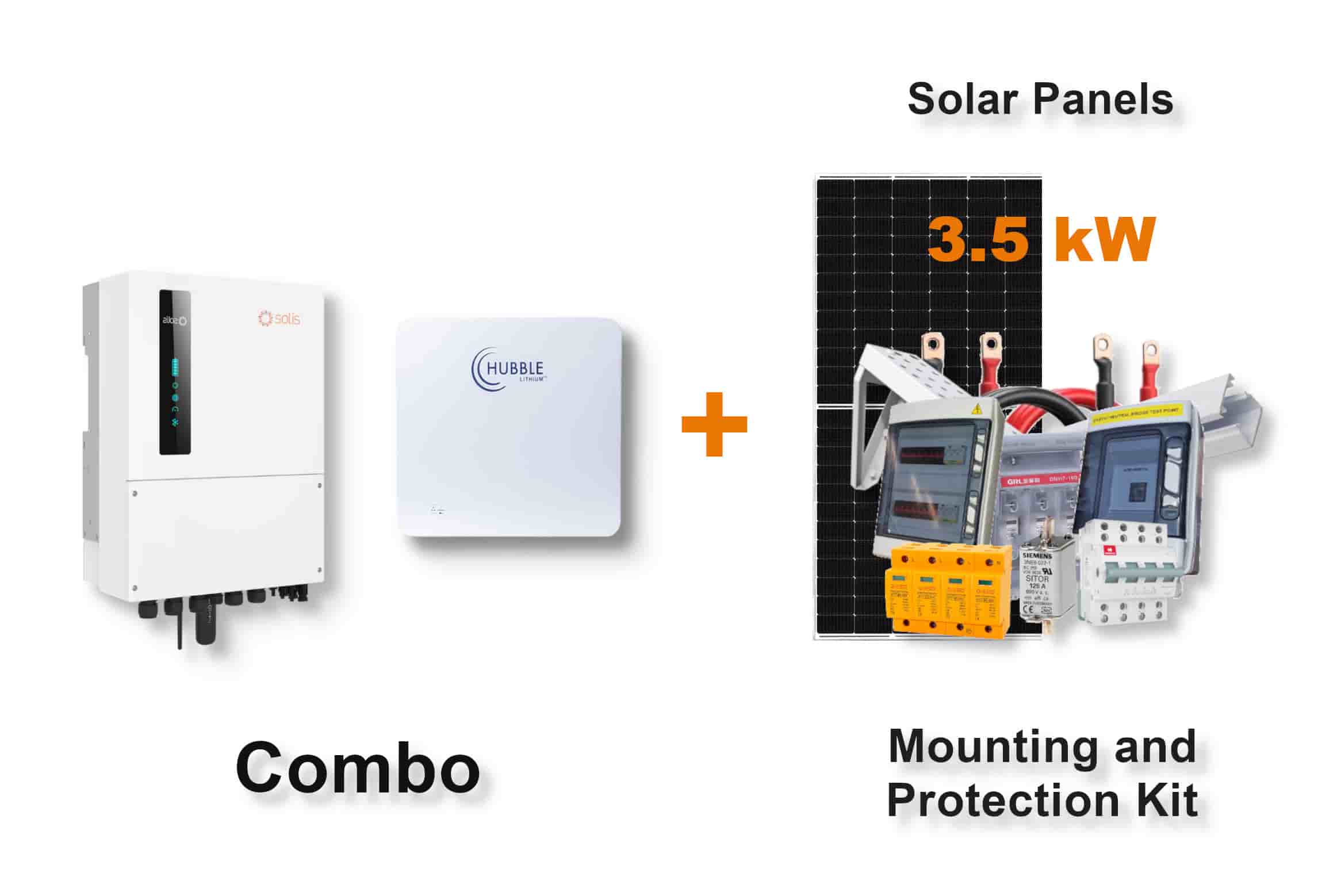 8.0 kW SOLIS S6 Hybrid Combo, c/w 10 kWh HUBBLE Lithium Battery 8.0 kW SOLIS S6 Hybrid Combo, c/w 10 kWh HUBBLE Lithium Battery