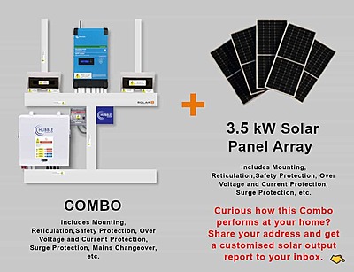 3.0 kW VICTRON EasySolar - HUBBLE Lithium Combo, c/w 2.7 kWh,  24V Lithium Battery