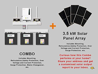 5.0 kW SOLIS S6 Hybrid - PYLONTECH Combo, c/w 3x 3.5 kWh Lithium Batteries