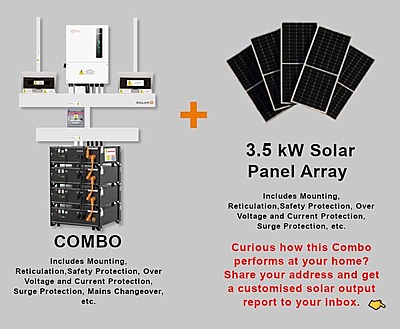 5.0 kW SOLIS S6 Hybrid - PYLONTECH Combo, c/w 4x 3.5 kWh Lithium Batteries