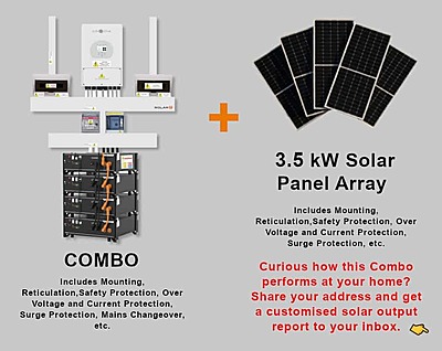 5.0 kW SUNSYNK Hybrid - PYLONTECH Combo, c/w 4x 3.5 kWh Lithium Batteries