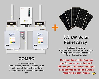 6.0 kW SOLIS S6 Hybrid - HUBBLE Combo, c/w 2x 5.12 kWh Lithium Batteries 6.0 kW SOLIS S6 Hybrid - HUBBLE Combo, c/w 2x 5.12 kWh Lithium Batteries
