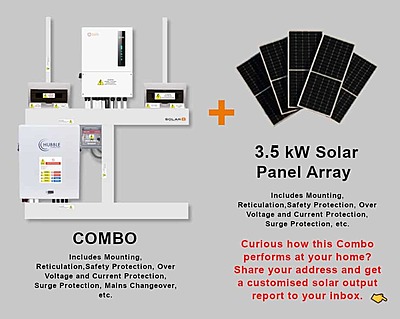 6.0 kW SOLIS S6 Hybrid - HUBBLE Combo, c/w 5.5 kWh Lithium Battery