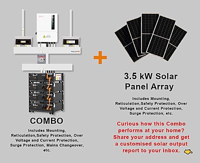 6.0 kW SOLIS S6 Hybrid - PYLONTECH Combo, c/w 4x 3.5 kWh Lithium Batteries