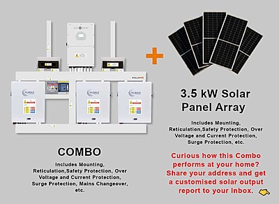 16.0 kW SUNSYNK Hybrid - HUBBLE Combo, c/w 3x 5.5 kWh Lithium Batteries