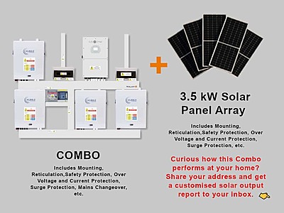16.0 kW SUNSYNK Hybrid - HUBBLE Combo, c/w 4x 5.5 kWh Lithium Batteries