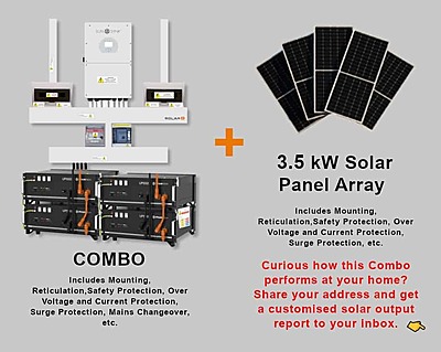 16.0 kW SUNSYNK Hybrid - PYLONTECH Combo, c/w 4x 4.8 kWh Lithium Batteries