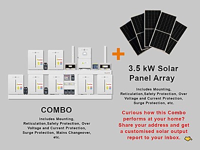 16.0 kW SUNSYNK Hybrid - SUNSYNK Combo, c/w 7 x 5.32 G kWh Lithium Batteries