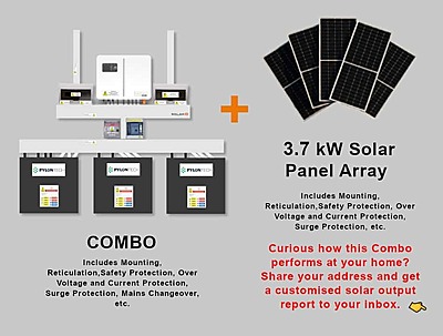 6.0 kW SUNSYNK Hybrid - PYLONTECH Combo, c/w 3 x 4.8 kWh Lithium Batteries