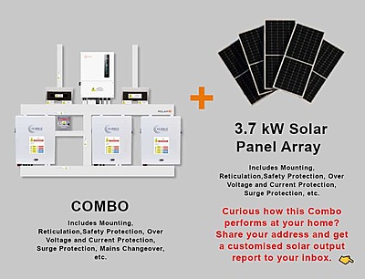 8.0 kW SOLIS S6 Hybrid Combo, c/w 3x 5.5 kWh HUBBLE Lithium Batteries