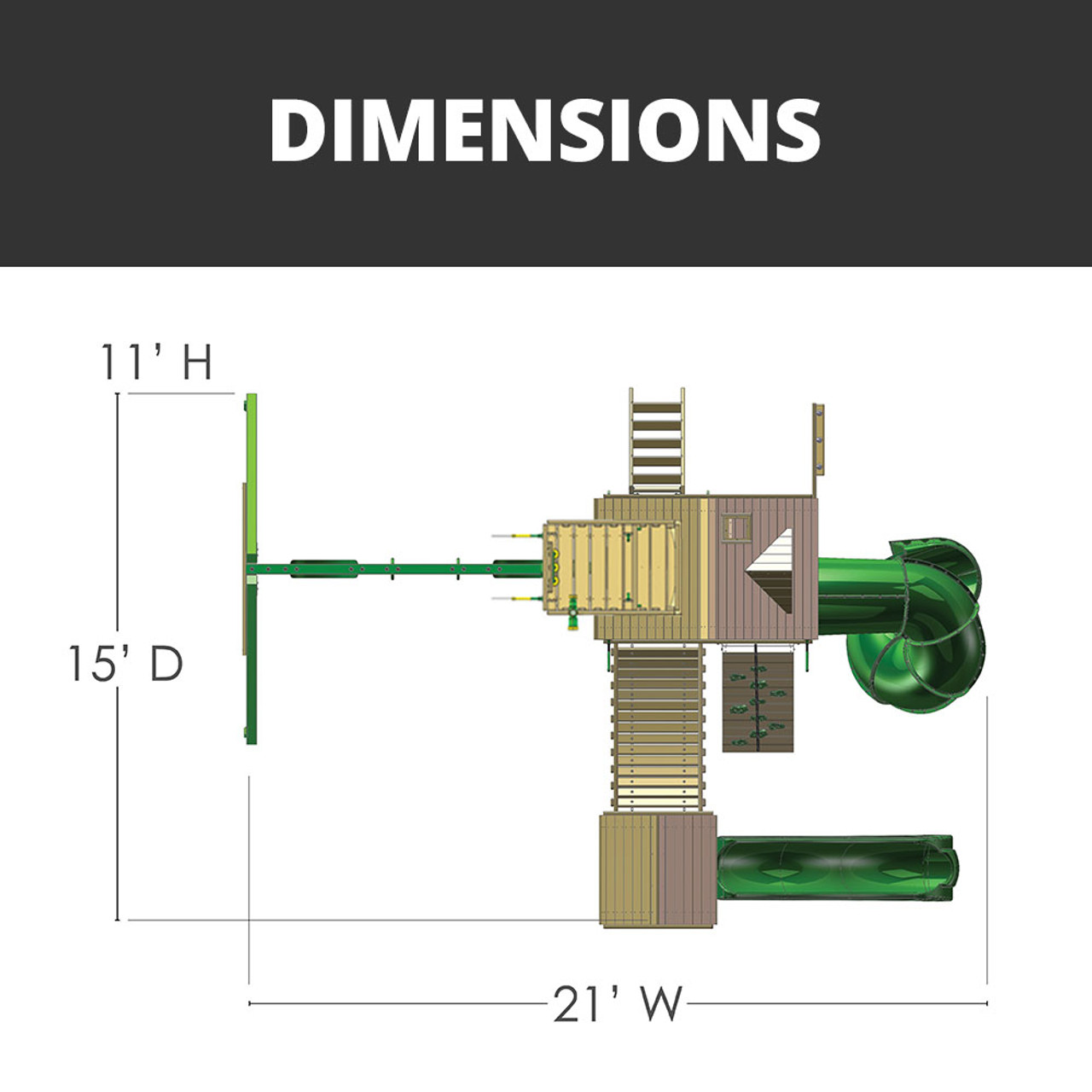 Wilderness Gym w/ Treehouse Roof & Sky Loft Wilderness Gym w/ Treehouse Roof & Sky Loft