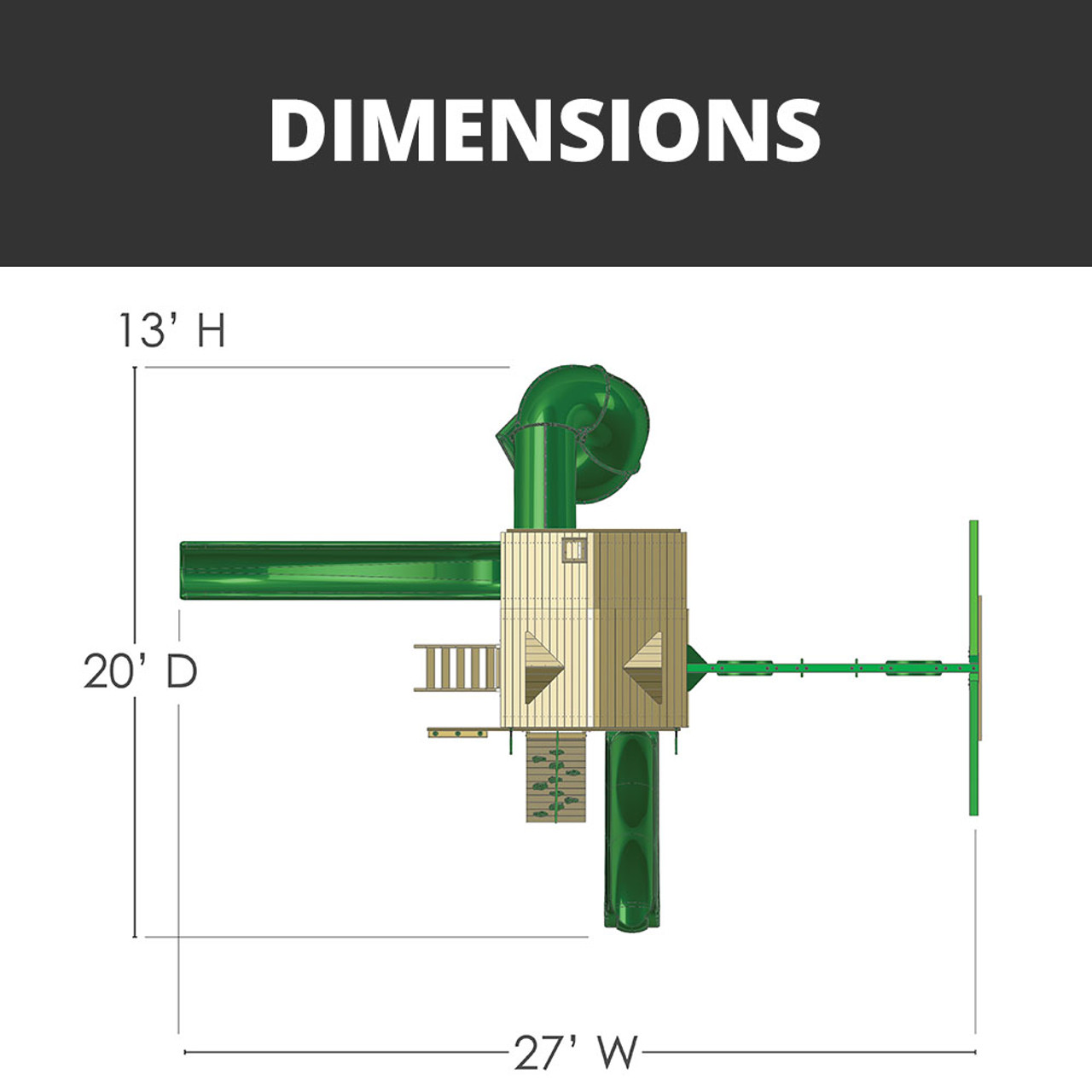 Wilderness Retreat Swing Set (GS II TH)