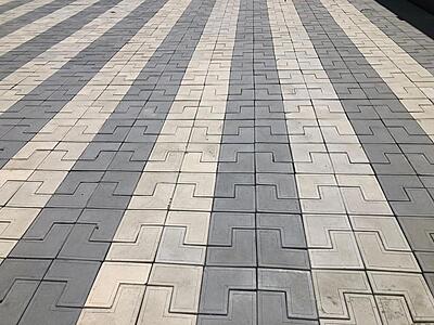 VShape paving blocks