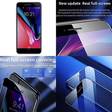 Baseus 0.23mm AntiBlue Light Screen Protector for iPhone 6P, 7P, 8P (2PCS)W