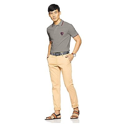 ONN Men's Solid Regular fit Polo