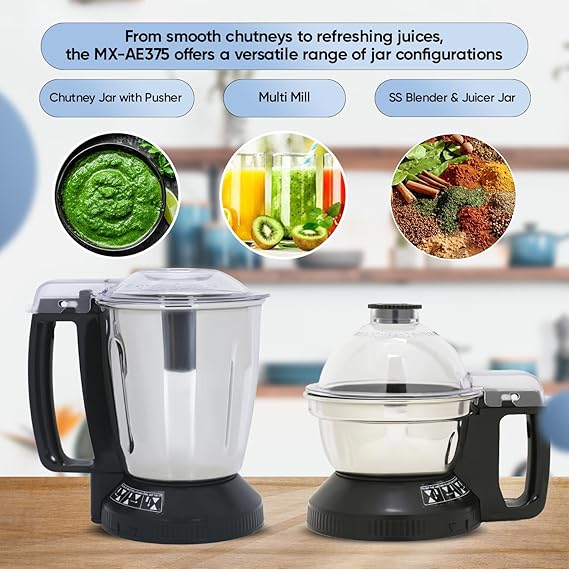 Panasonic Super Mixer Grinder Monster 750 Watt Mx-Ae375 Panasonic Super Mixer Grinder Monster 750 Watt Mx-Ae375