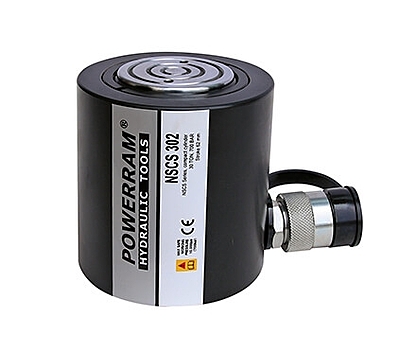 POWERRAM Hydraulic Low Height Single Acting Spring Return Cylinder, NSCS Series