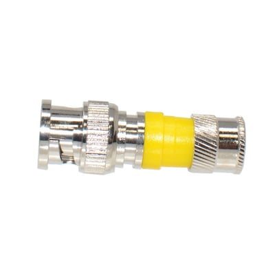 Bnc 1Pc Compression Connector For Rg6 Quad Cable Bnc 1Pc Compression Connector For Rg6 Quad Cable